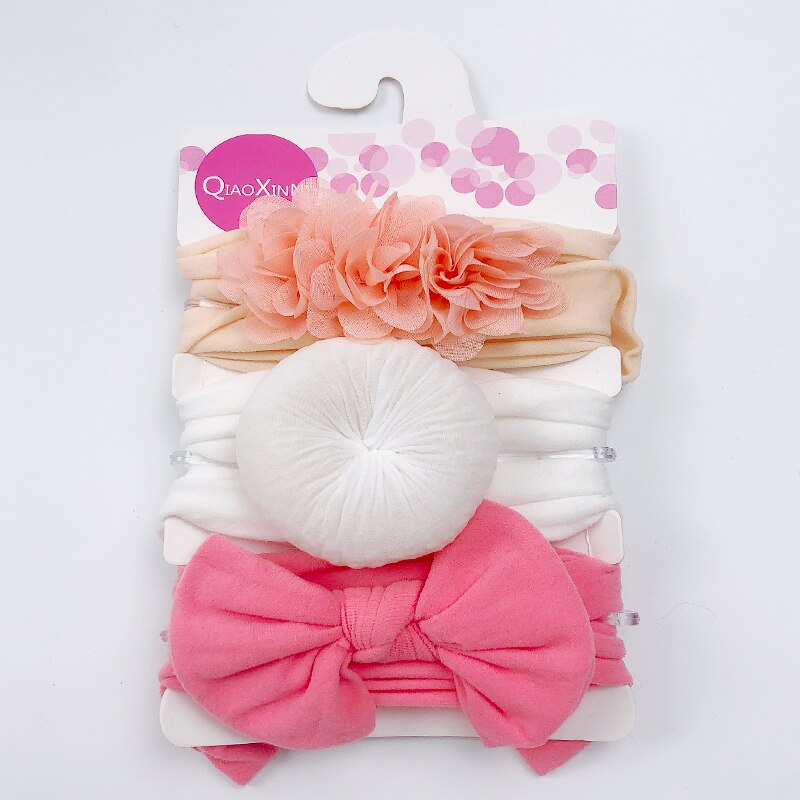 Elastic Baby Headband Set (3 Pcs)